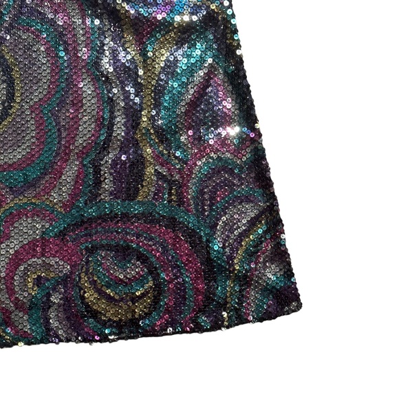 Free People Intimate Mesh Sequin Slip Dress US M - Picture 6 of 10